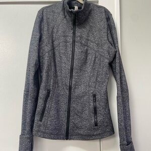 Women's Gray Full-Zip Jacket